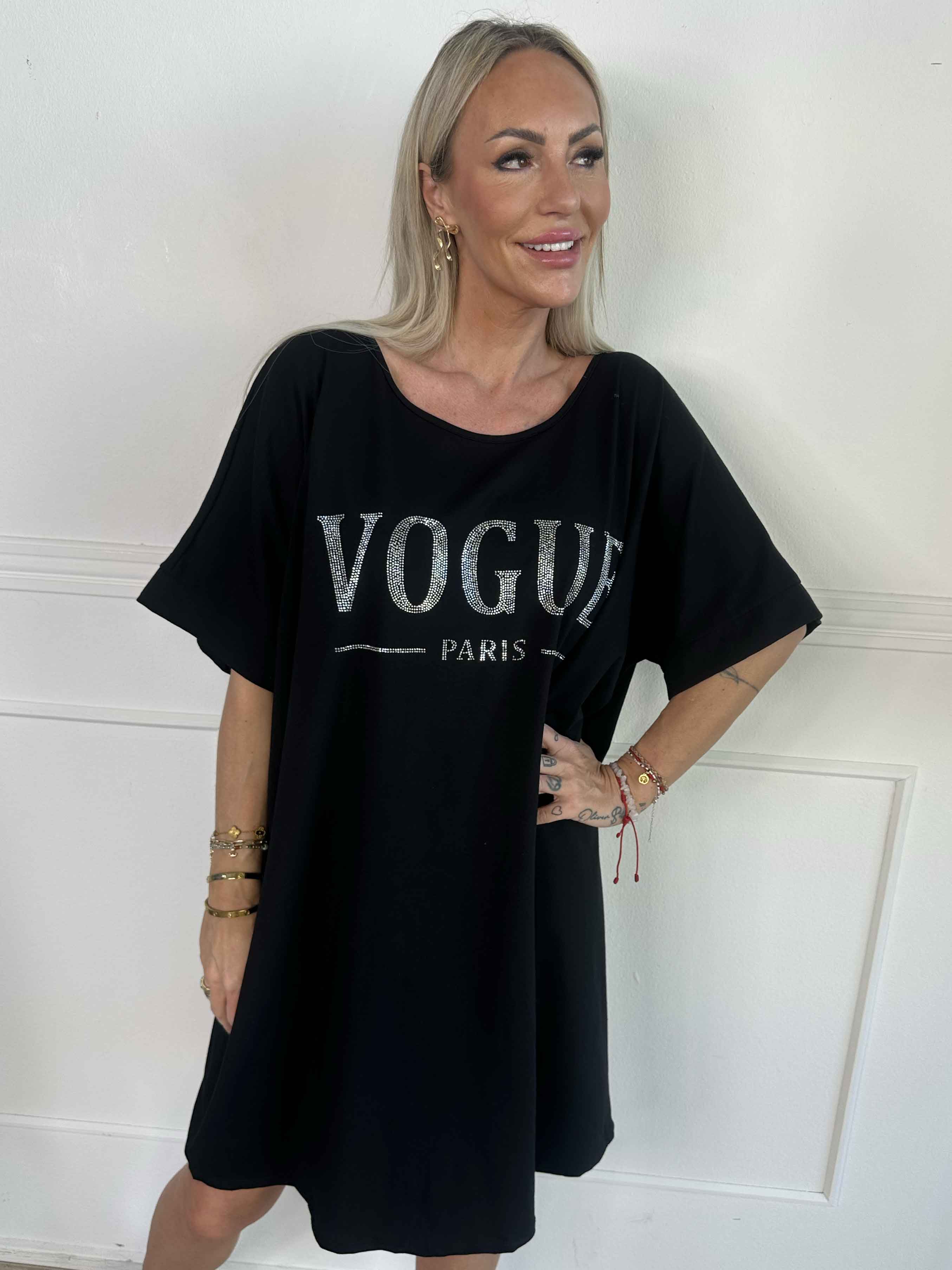 Mintu Dress - T-shirtkjole i bomuld med similisten
